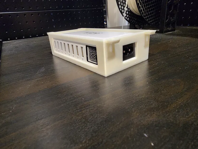 Giá đỡ sạc USB 8 cổng gắn dưới bàn - Image 3