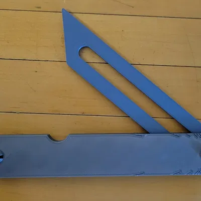 Thước đo góc trượt in 3D với chia độ 10 độ