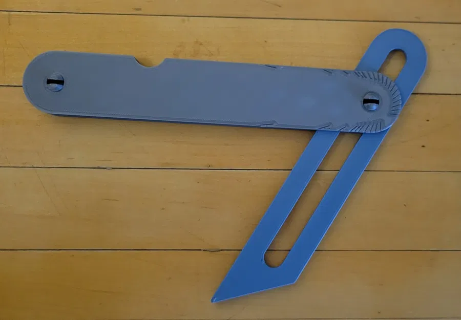 Thước đo góc trượt in 3D với chia độ 10 độ - Image 2