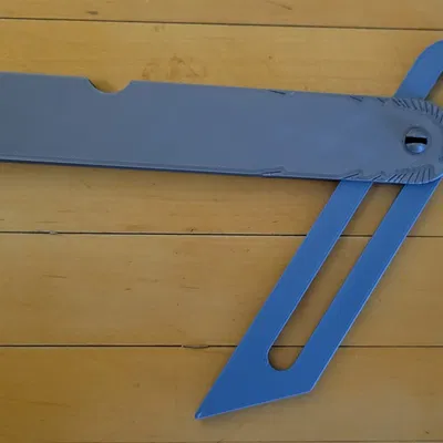 Thước đo góc trượt in 3D với chia độ 10 độ