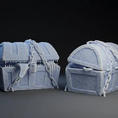 Hòm kho báu quỷ dữ với thiết kế ma quái