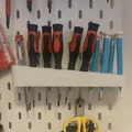 Giá đỡ cho dụng cụ vặn vít chính xác trên kệ ikea skadis - Thumbnail 1