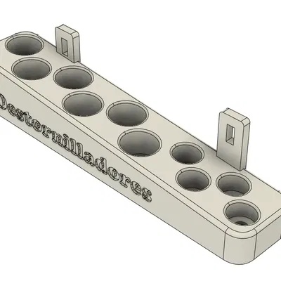 Giá đỡ cho dụng cụ vặn vít chính xác trên kệ ikea skadis
