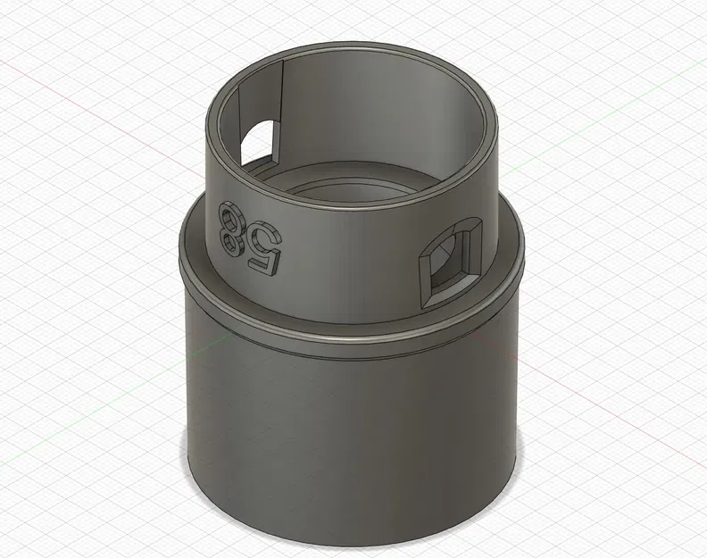 Bộ chuyển đổi cổng bụi BOSCH RA1171 58 mm với kết nối ống ... - Image 1