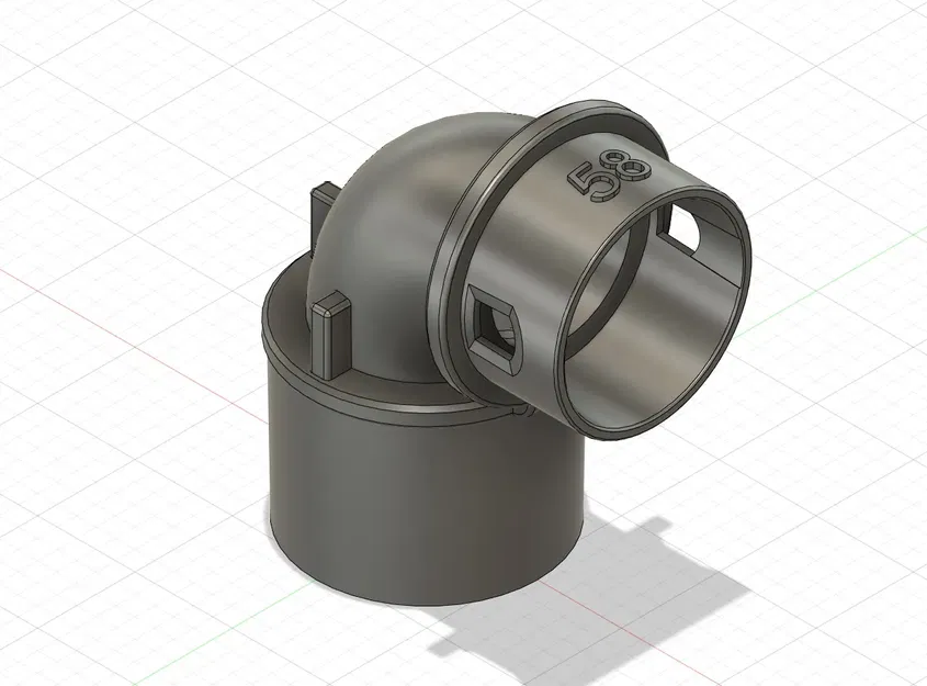 Bộ chuyển đổi cổng bụi 58mm với đầu nối ống BOSCH "click ... - Image 10