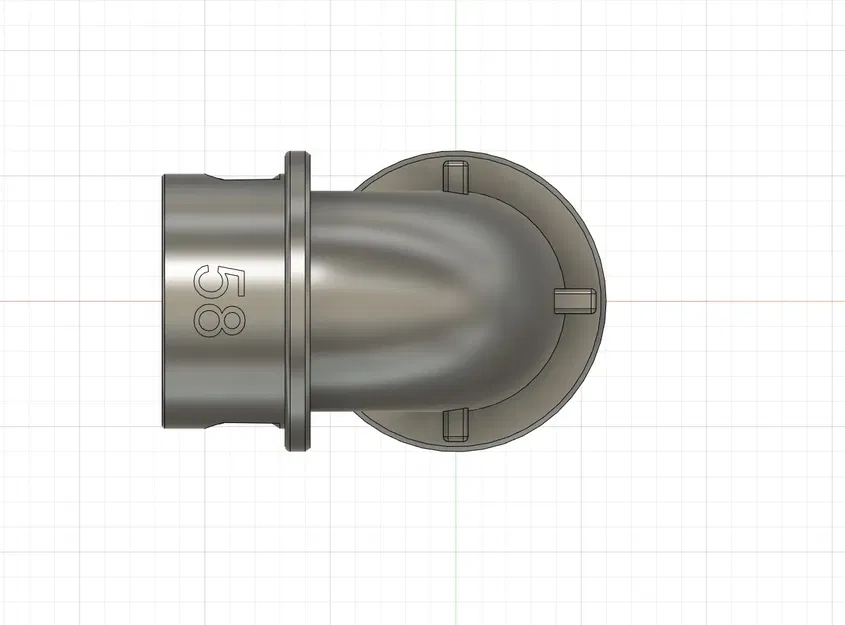 Bộ chuyển đổi cổng bụi 58mm với đầu nối ống BOSCH "click ... - Image 14