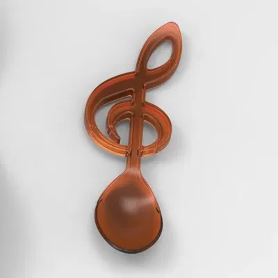 Kem tươi và muỗng cho món tráng miệng