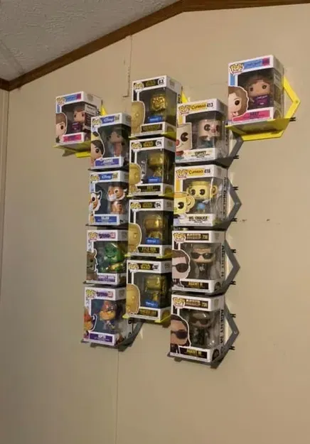 Giá đỡ hiển thị Funko Pop treo tường hình lục giác - Image 1