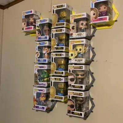 Giá đỡ hiển thị Funko Pop treo tường hình lục giác