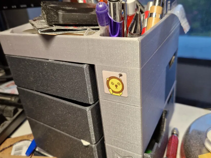 Bộ tổ chức bàn làm việc lớn với nhiều ngăn kéo - Image 2