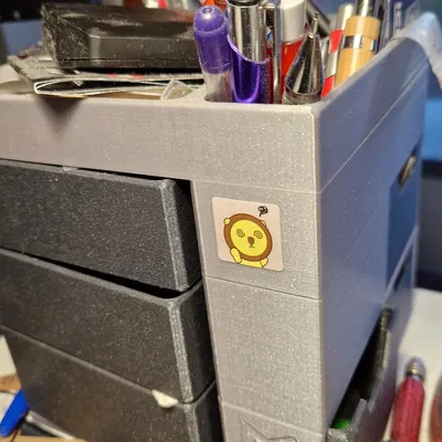 Bộ tổ chức bàn làm việc lớn với nhiều ngăn kéo