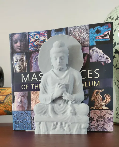 Giá sách hình Phật thuyết giảng từ Bảo tàng Anh - Image 1