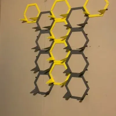 Giá đỡ hiển thị Funko Pop treo tường hình lục giác