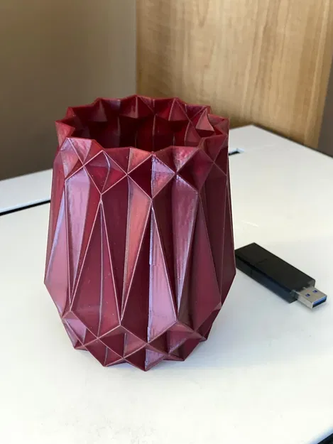 Bình đựng bút chì/bút bi với thiết kế hình kim cương - Image 2