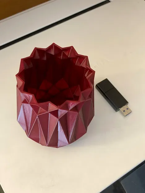 Bình đựng bút chì/bút bi với thiết kế hình kim cương - Image 3