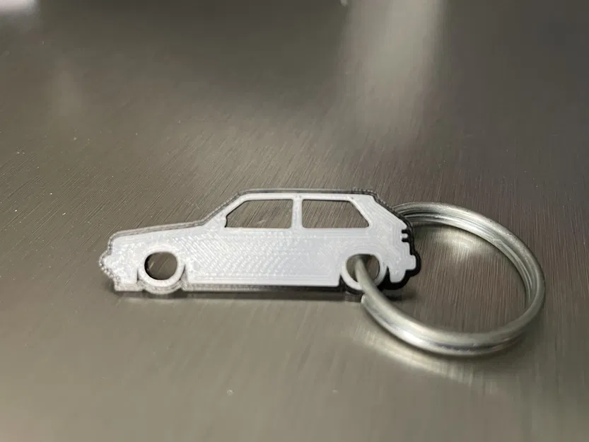 Móc khóa Golf 2 phong cách GTI cho người yêu xe hơi - Image 1