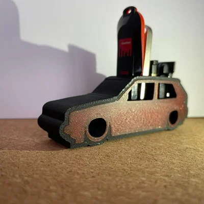 Giá đỡ USB Golf 2 MK 2 bằng PLA màu đen và đỏ