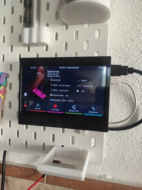 Vỏ màn hình LCD HDMI 7" CFsunbird cho Klipperscreen - Image 1