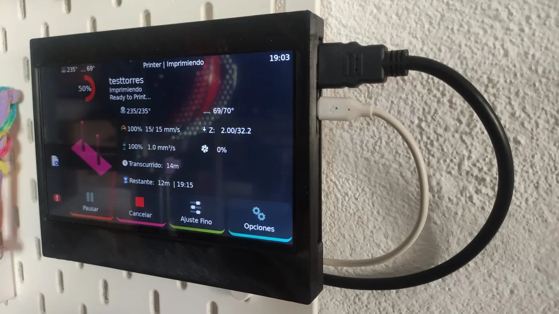 Vỏ màn hình LCD HDMI 7" CFsunbird cho Klipperscreen - Image 2