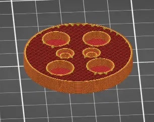 Bảng gắn 45mm với nam châm cho thiết bị như camera, cảm biến - Image 2