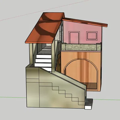 Nhà thờ Giáng sinh GT 21 thiết kế bằng SKETCHUP