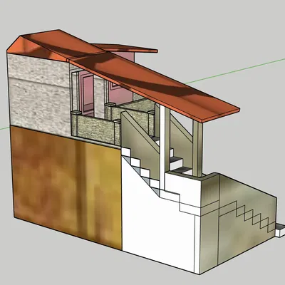 Nhà thờ Giáng sinh GT 21 thiết kế bằng SKETCHUP