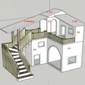 Nhà thờ Giáng sinh GT 21 thiết kế bằng SKETCHUP - Thumbnail 5