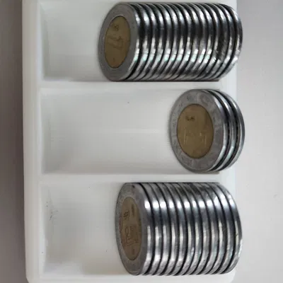 Giá đỡ tổ chức tiền xu $1, $2, $5 pesos Mexico