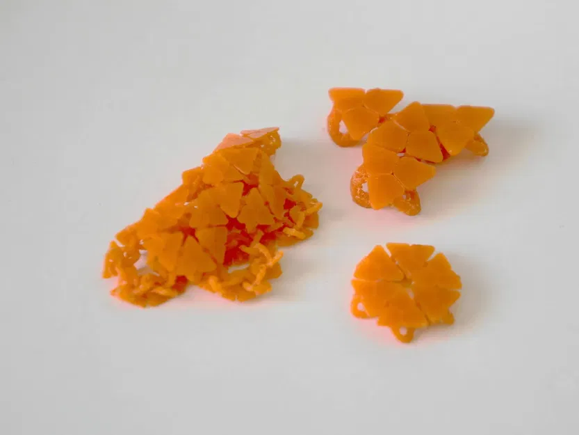 Giáp xích linh hoạt với mô-đun hình lục giác và tam giác - Image 4