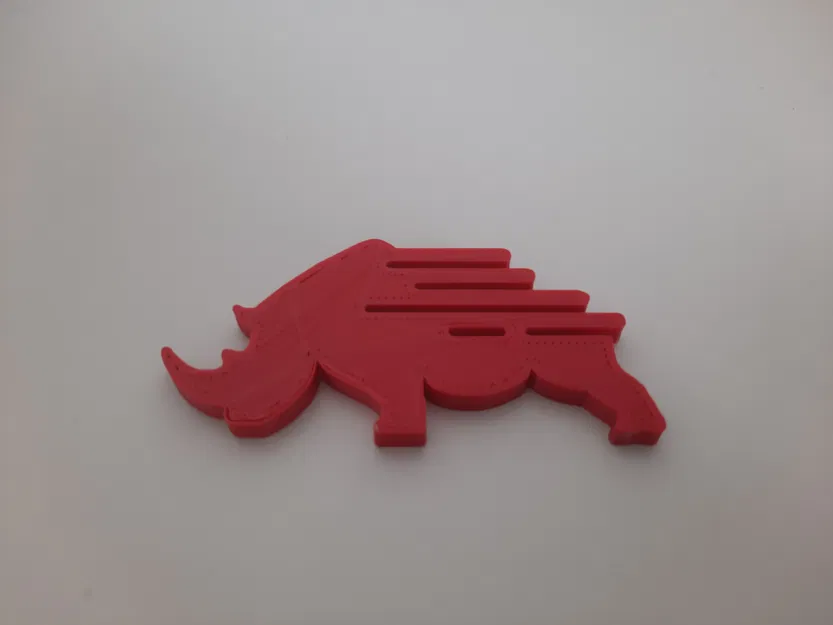 Logo tê giác Wanhao Pháp với 3 kích thước khác nhau - Image 2