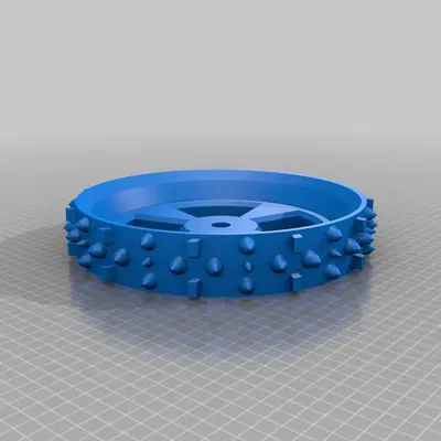 Bánh xe Husqvarna Automower 450X nhẹ và rộng hơn bánh xe gốc