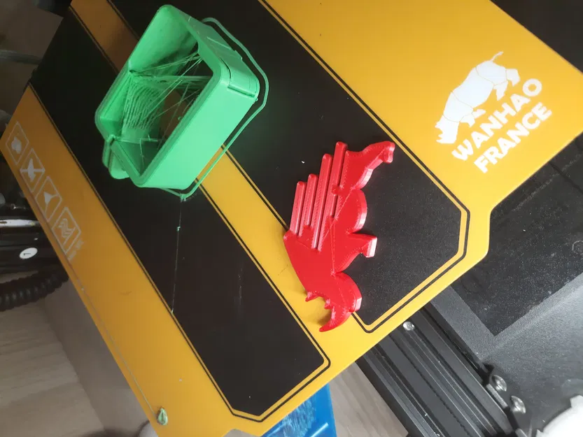 Logo tê giác Wanhao Pháp với 3 kích thước khác nhau - Image 3