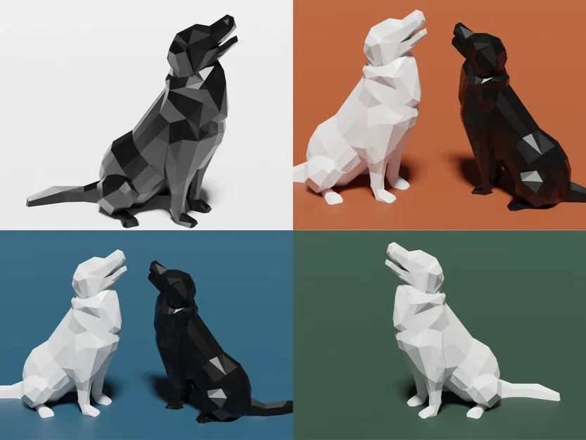 Chó Labrador Golden Retriever dễ thương làm giá đỡ đồ nhỏ - Image 5