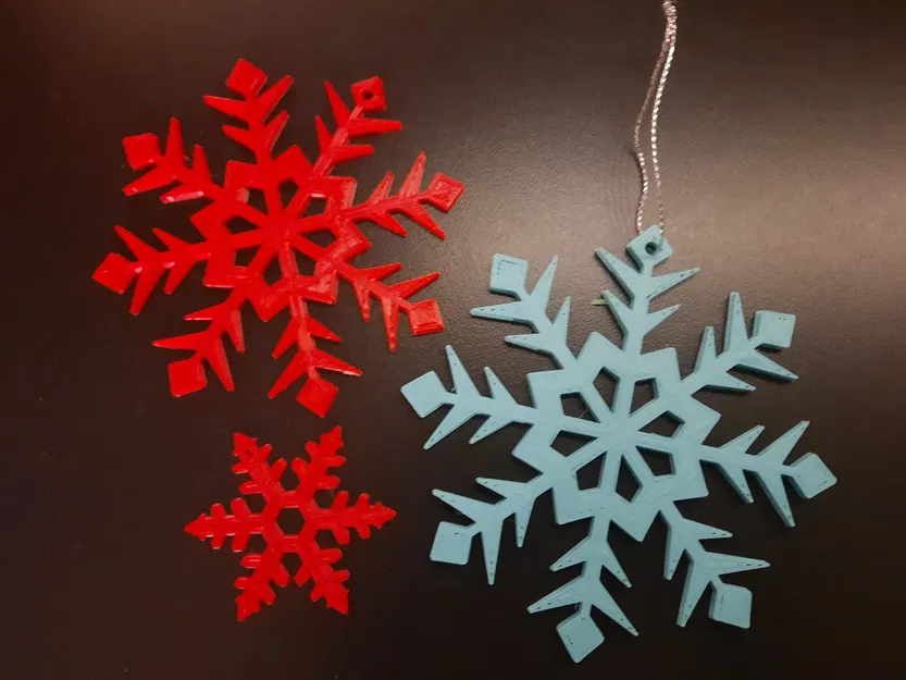 Trang trí tuyết Giáng sinh hình bông tuyết 3D - Image 1