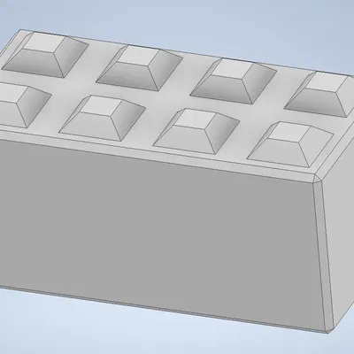 Gạch xếp chồng đơn giản 12 x 6 x 6 cm