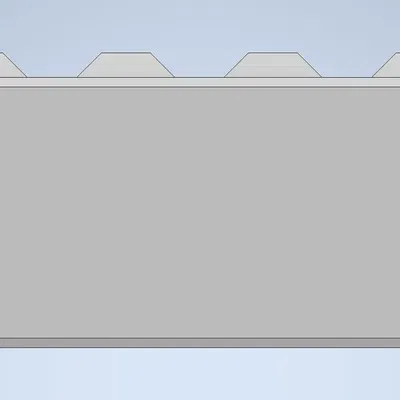 Gạch xếp chồng đơn giản 12 x 6 x 6 cm