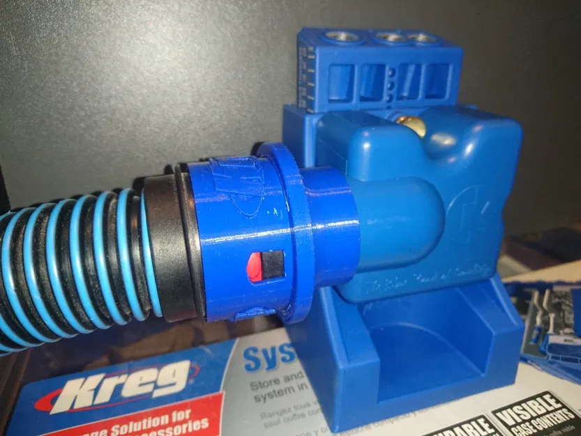 Bộ chuyển đổi cổng thu bụi KREG cho ống BOSCH "click and clean - Image 1