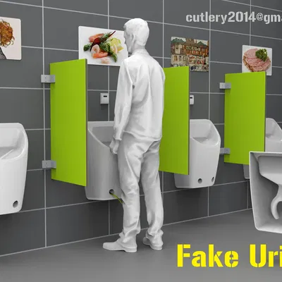 Bồn tiểu giả công nghệ UFO cho cửa ra vào nhà