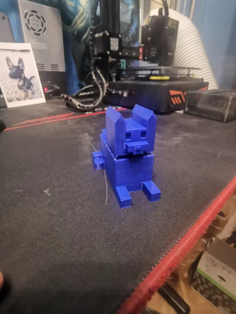 Chó kiểu Low Poly in 3D với hỗ trợ in ấn - Image 2