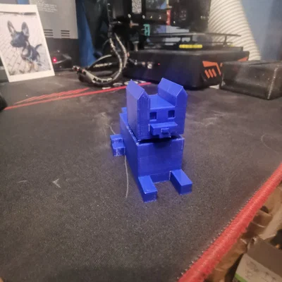 Chó kiểu Low Poly in 3D với hỗ trợ in ấn