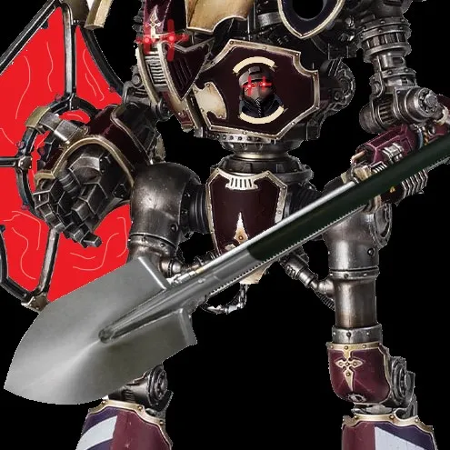 Cái xẻng của hiệp sĩ Trench Knight trong Warhammer 40k - Image 1