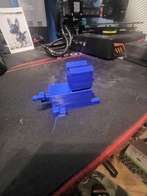 Chó kiểu Low Poly in 3D với hỗ trợ in ấn - Image 3