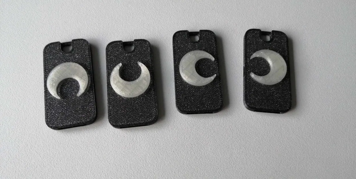 Kèn túi phẳng với họa tiết mặt trăng - Image 1