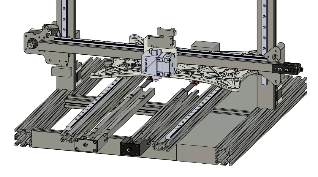 Giá đỡ và bộ điều chỉnh cho dây đai 12mm với thanh ray tuyế... - Image 1
