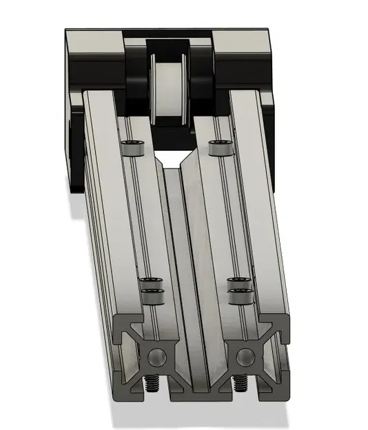 Giá đỡ và bộ điều chỉnh cho dây đai 12mm với thanh ray tuyế... - Image 3