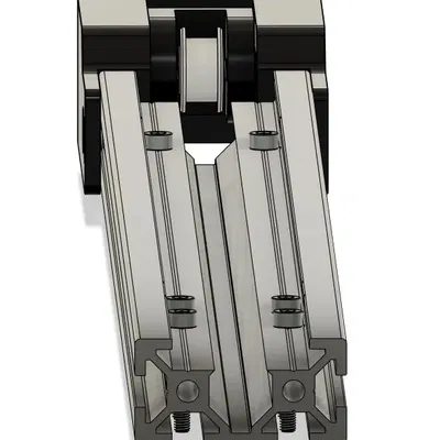 Giá đỡ và bộ điều chỉnh cho dây đai 12mm với thanh ray tuyế...