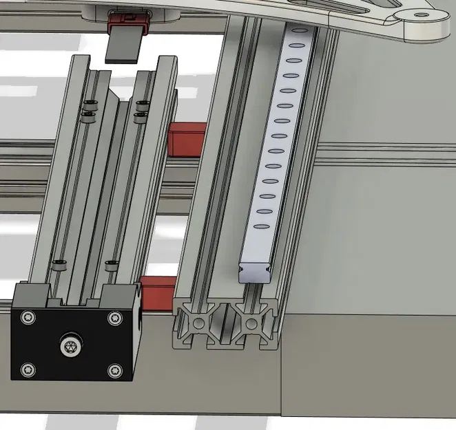 Giá đỡ và bộ điều chỉnh cho dây đai 12mm với thanh ray tuyế... - Image 4