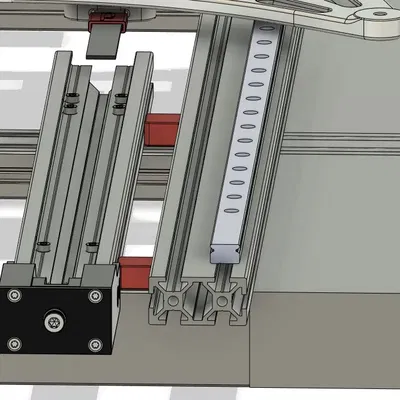 Giá đỡ và bộ điều chỉnh cho dây đai 12mm với thanh ray tuyế...