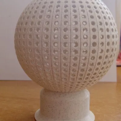 Đèn trang trí hình cầu lỗ cho nến LED