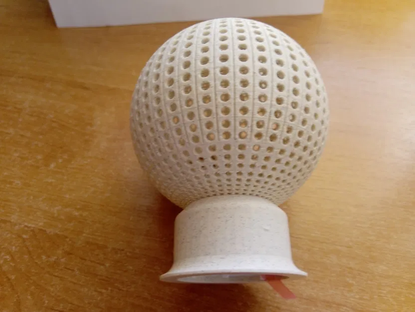 Đèn trang trí hình cầu lỗ cho nến LED - Image 4